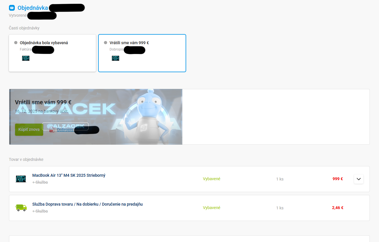 Úspěšný refund 2